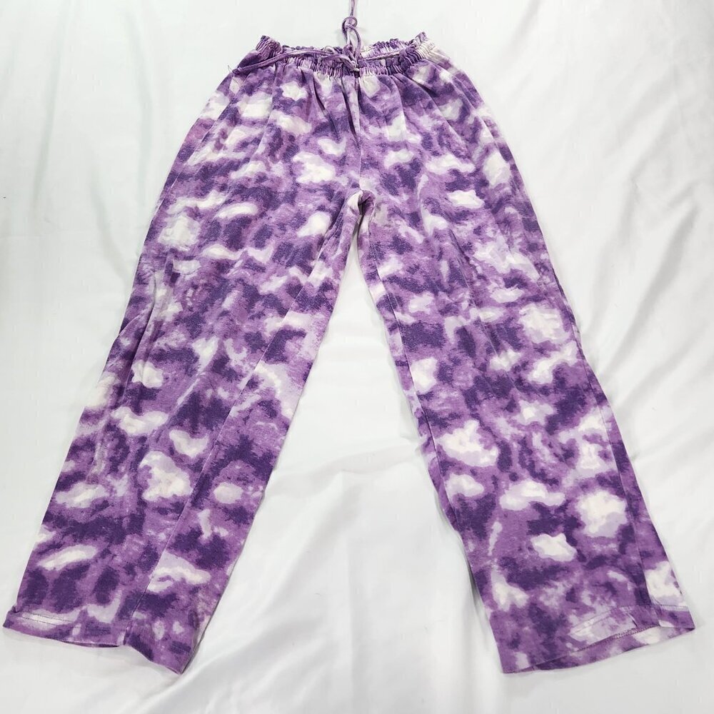 Dreams Co Women’s Purple Die Tye Pajama Pant M Lot A